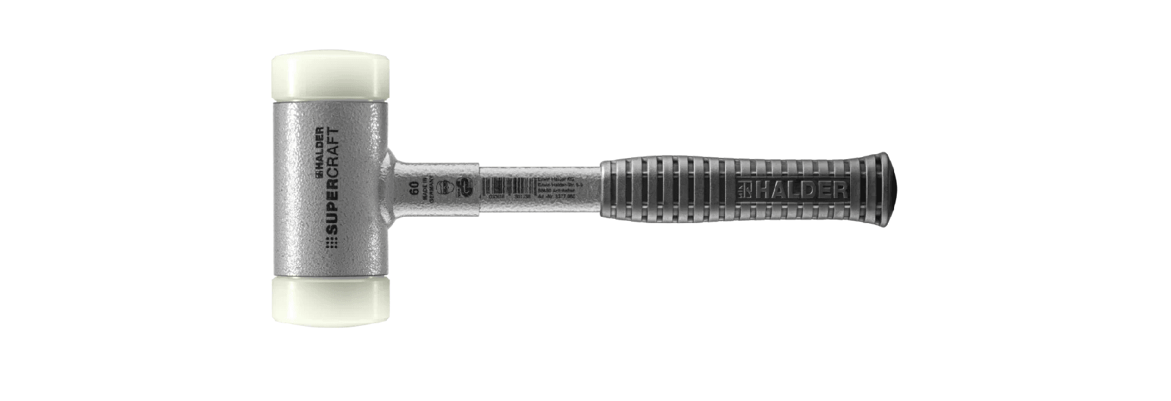 HALDER SUPERCRAFT KIRILMAYA DAYANIKLI ÇELİK SAPLI YUMUŞAK YÜZEYLİ ÇEKİÇ image