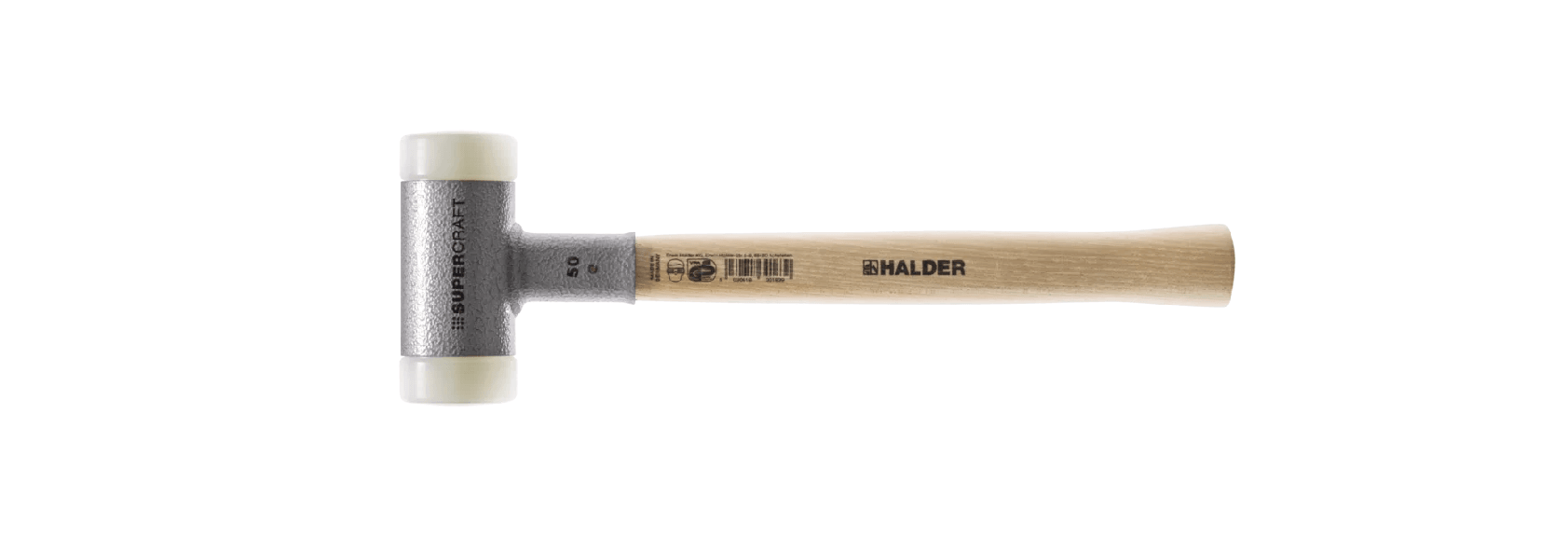 HALDER SUPERCRAFT YUMUŞAK YÜZEYLİ ÇEKİÇ - Ø:50 image