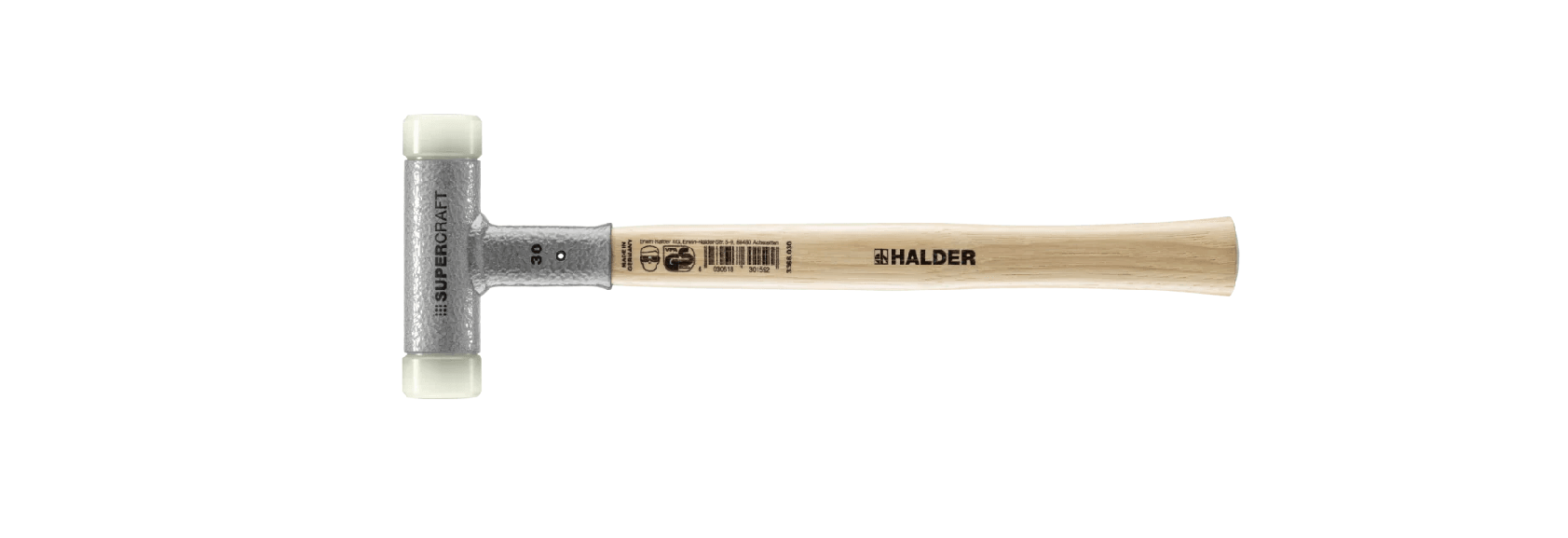 HALDER SUPERCRAFT YUMUŞAK YÜZEYLİ ÇEKİÇ - Ø:30 image