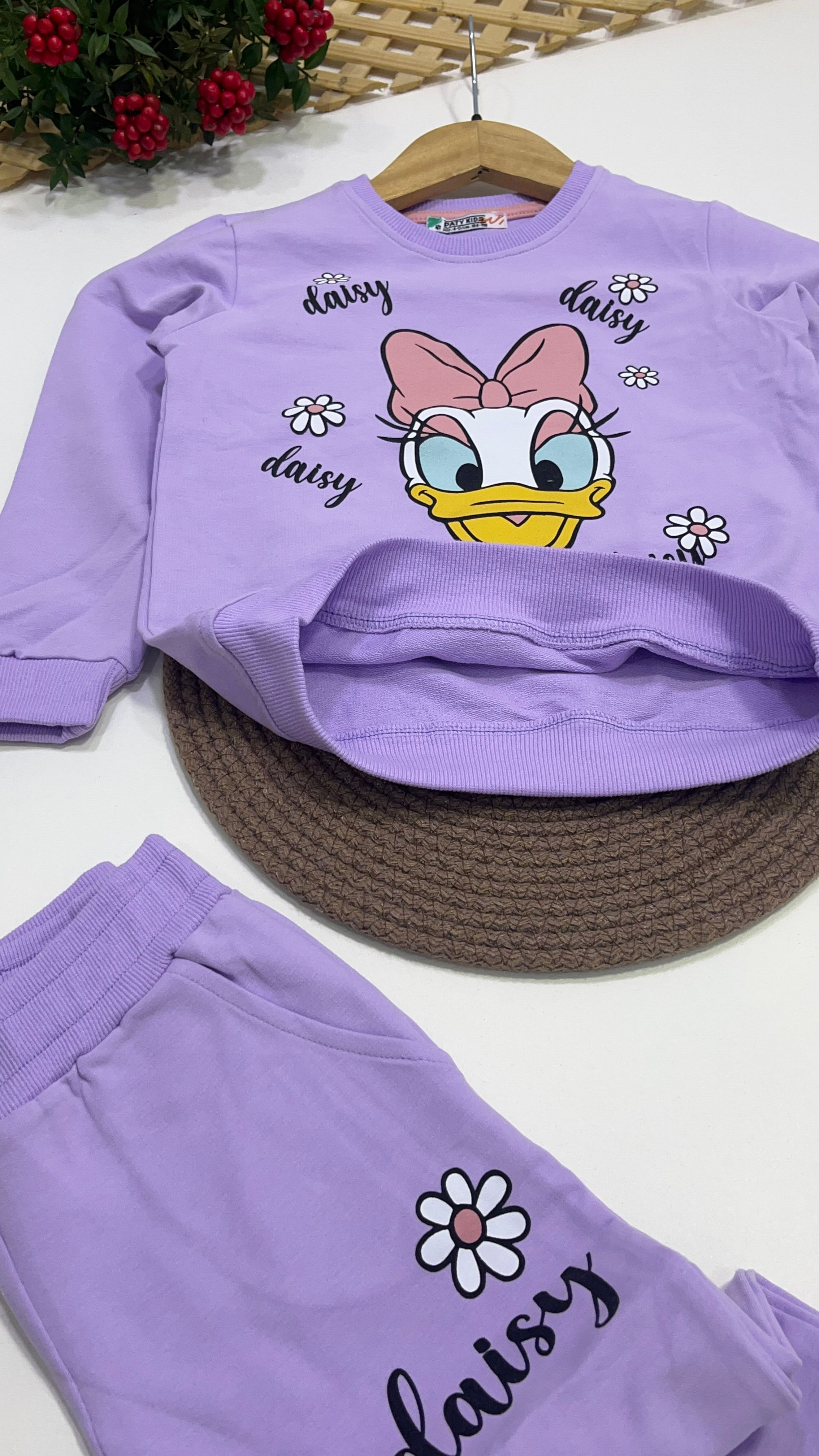 2152 Daisy Duck Baskılı İki İp Mevsimlik Takım