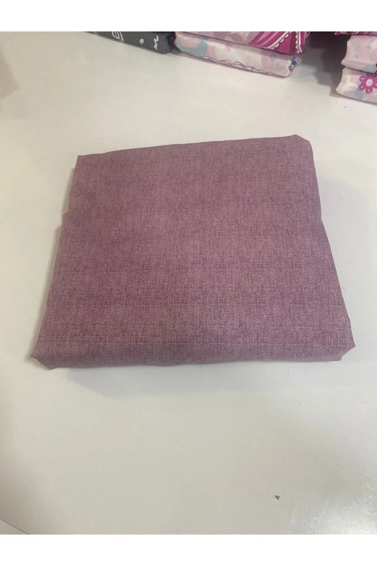 Buket Pembe Çiçekli Çift Kişilik Çarşafı Lastikli Nevresim Takımı 6 Parça