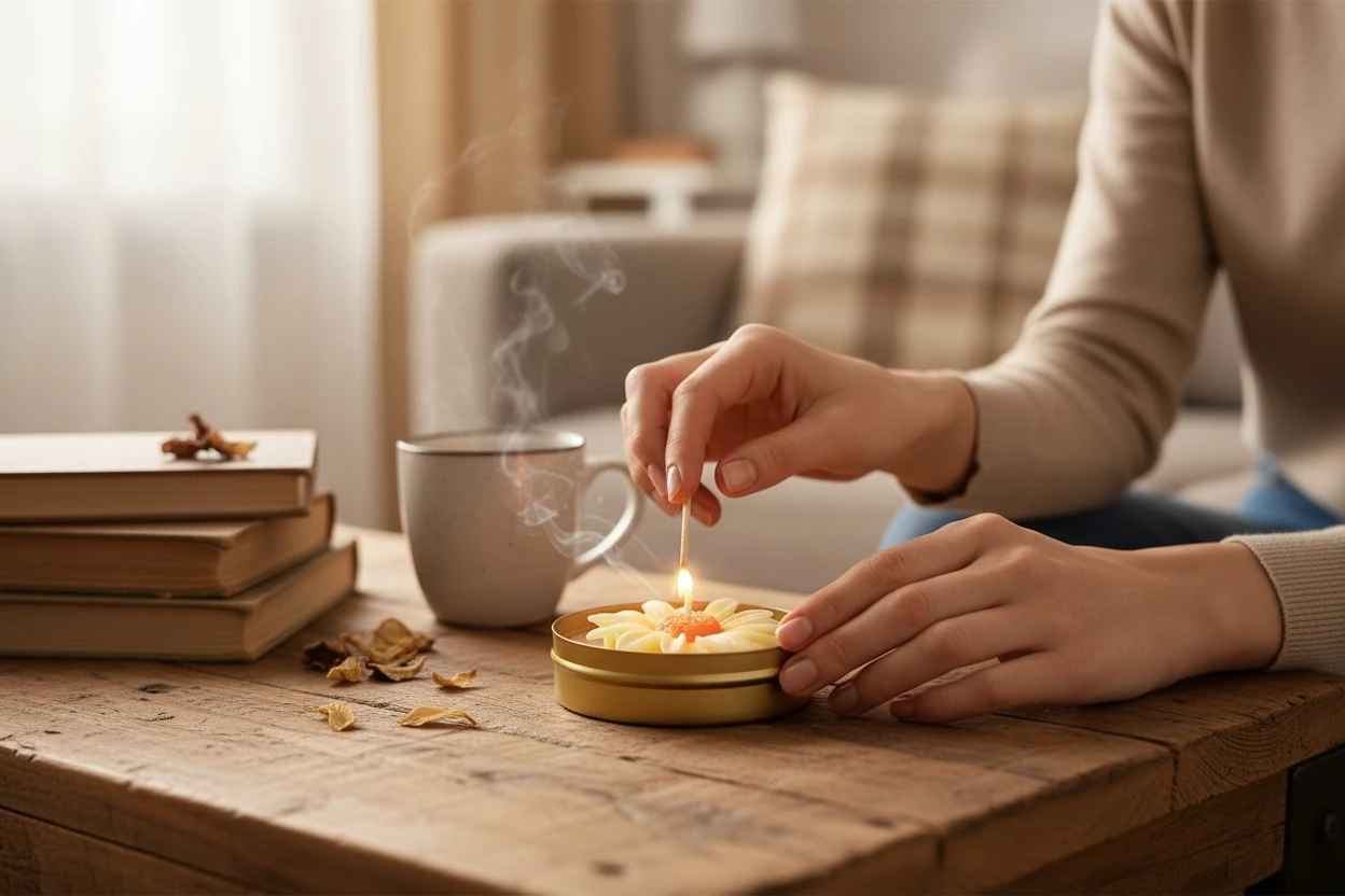 Papatya Mum - Sarı (Limon Kokulu)