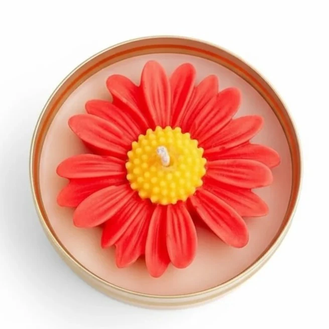 Papatya Mum - Kırmızı (Japon Kiraz Çiçeği Kokulu)