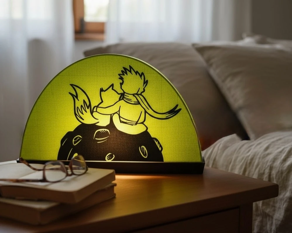 Küçük Prens Gece Lambası (Siluet)