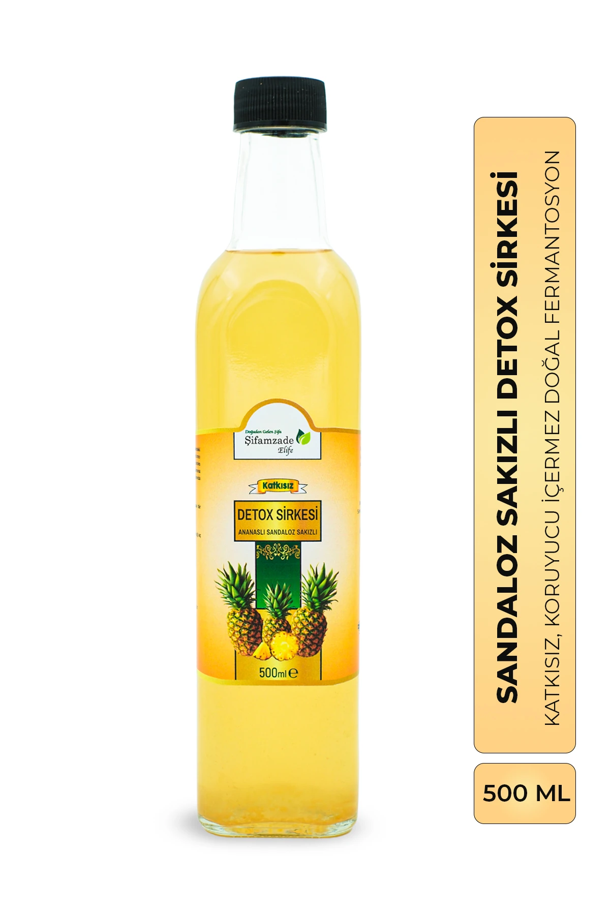 Detox Sirkesi Ananaslı & Sandaloz Sakızlı