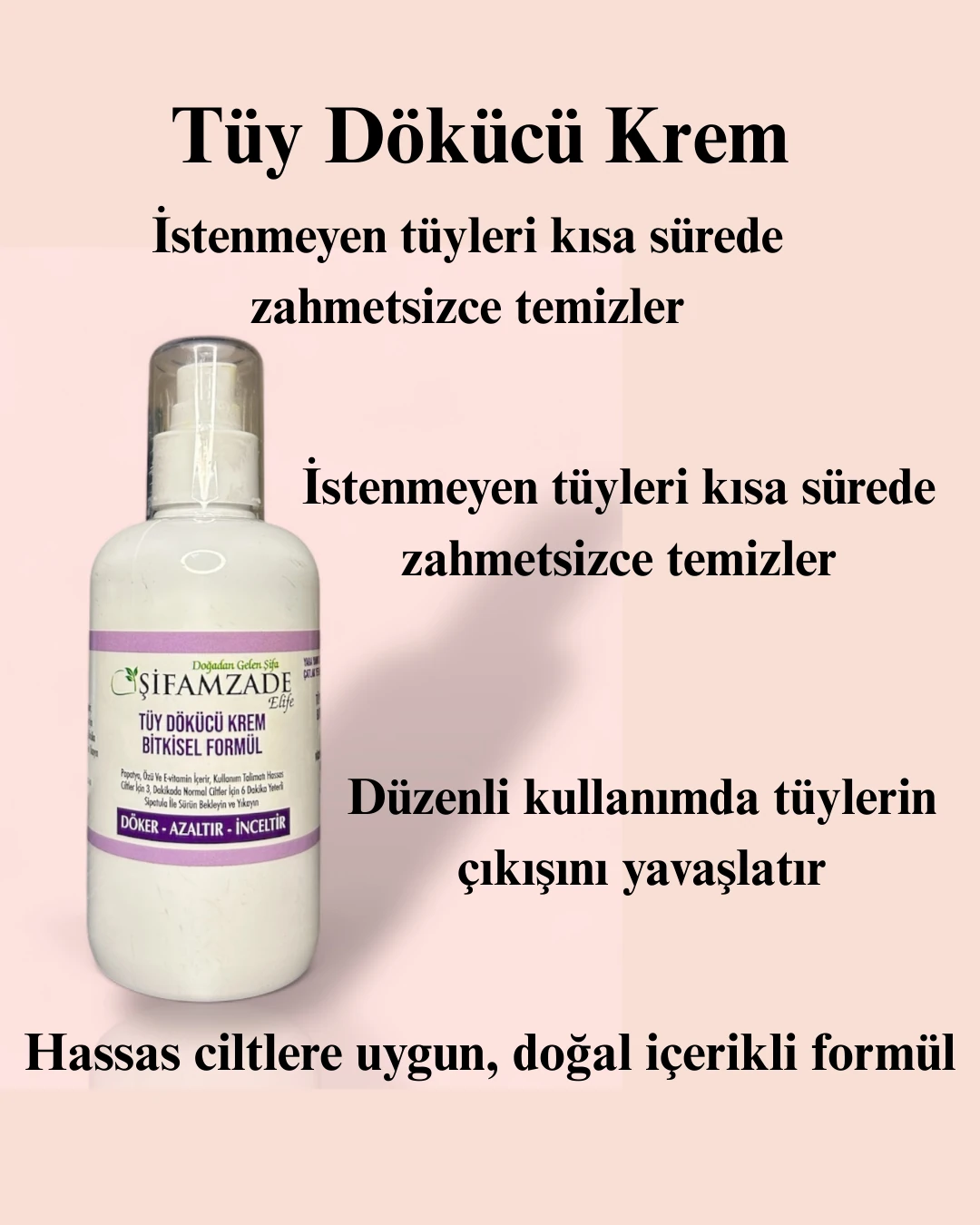 Tüy Dökücü Krem 250 ML