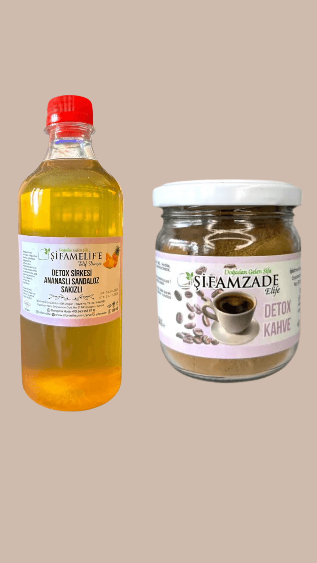 Detox Sirke ve Detox Kahve Seti 