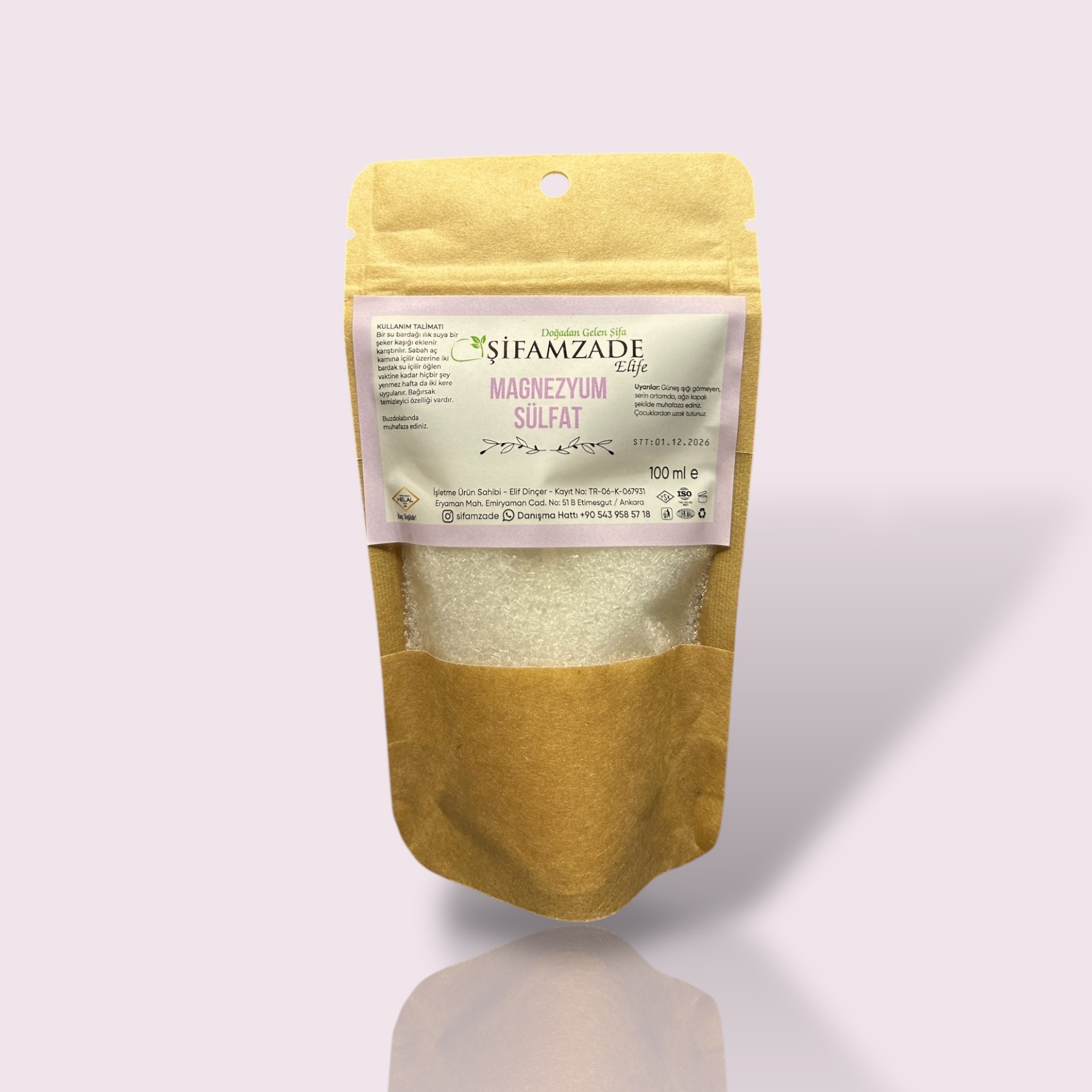 Magnezyum Sülfat 100gr