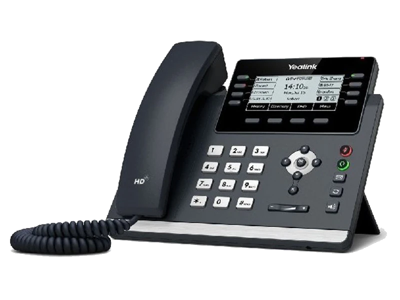 YEALINK T43U 12 SIP, 3.7 INCH LCD GIGABIT IP TELEFON - ADAPTÖRSÜZ