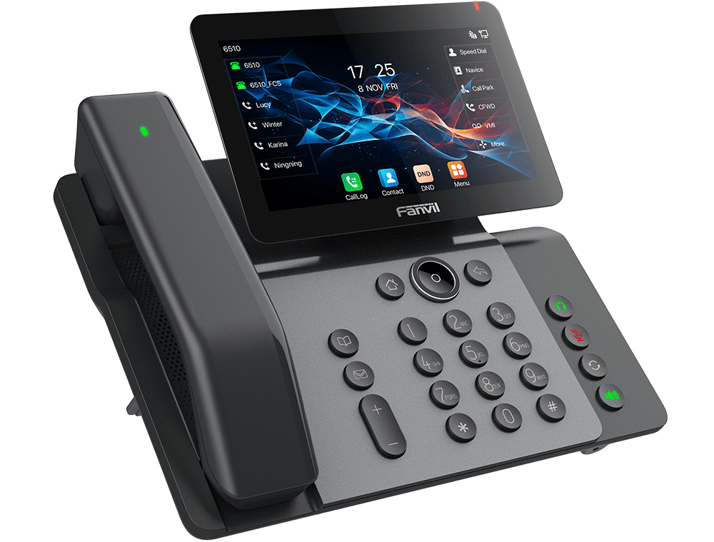 FANVIL V66 PRO PRIME İŞ TELEFONU - DOKUNMATİK EKRAN - GİGABİT - Wi-Fi - KABLOSUZ AHİZE