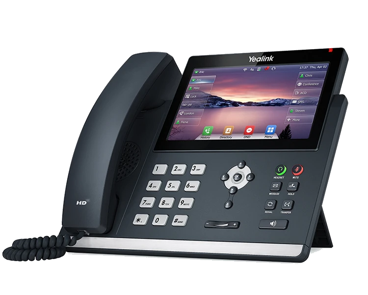 YEALINK T48U 16 SIP, 7 INCH RENKLİ DOKUNMATİK EKRAN, GIGABIT IP TELEFON - ADAPTÖRSÜZ