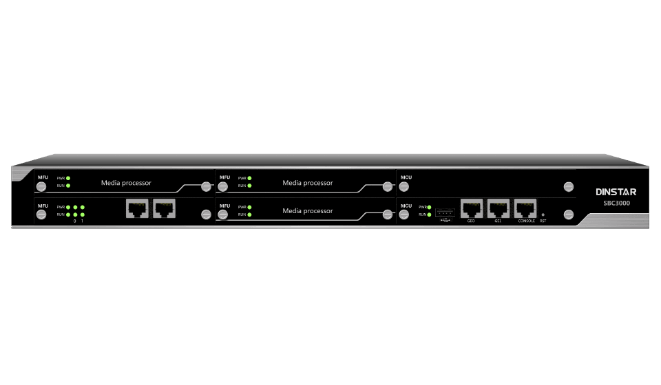 DINSTAR SBC3000-2000 SBC, 2000 EŞZAMANLI ÇAĞRI 1200 KOD DÖNÜŞTÜRME