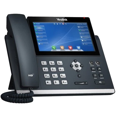 YEALINK T48U 16 SIP, 7 INCH RENKLİ DOKUNMATİK EKRAN, GIGABIT IP TELEFON - ADAPTÖRSÜZ