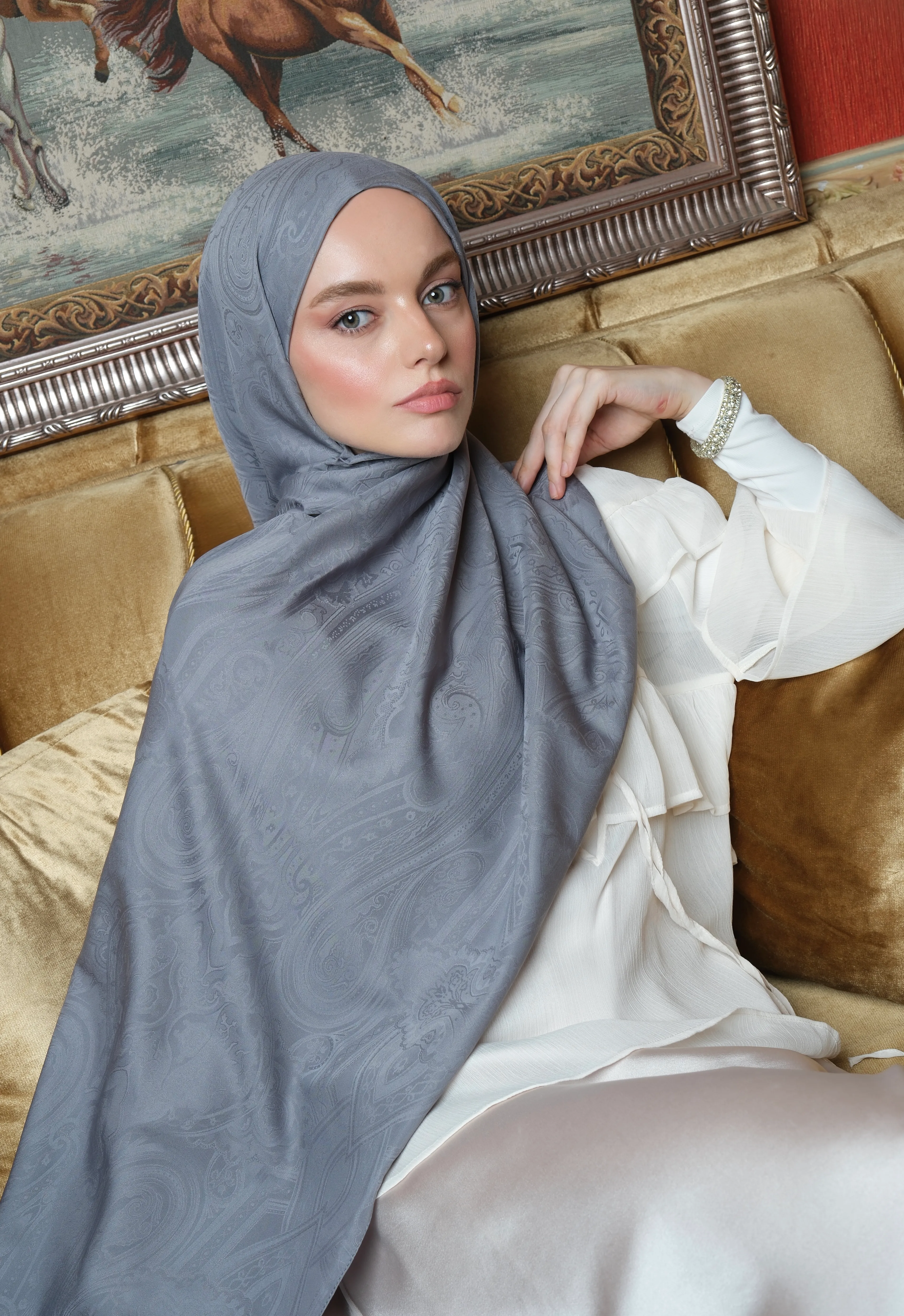 Paisley Jakar - Mavi Gri