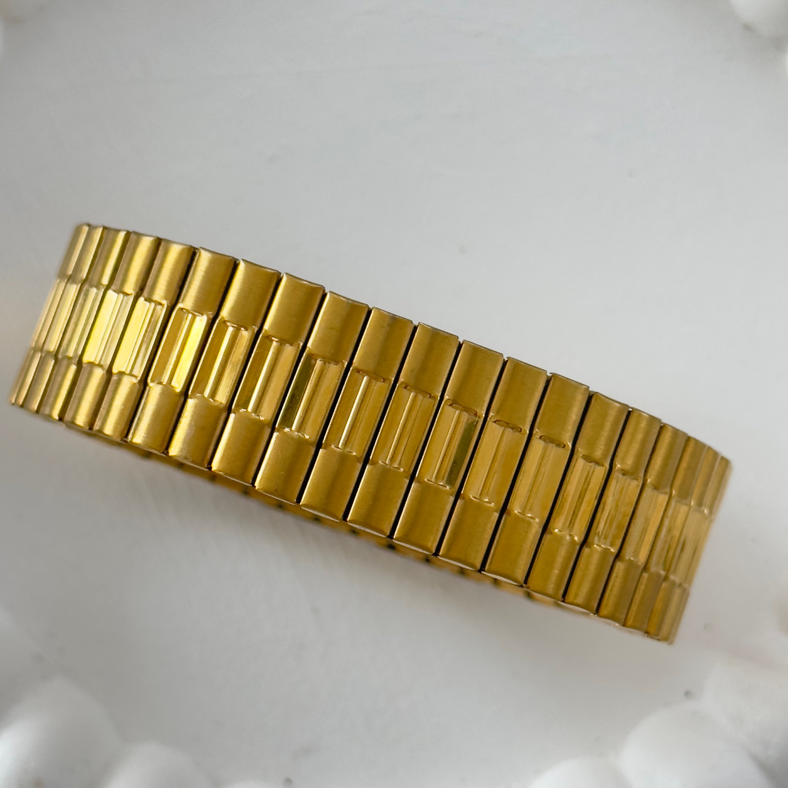 Çelik Gold Esnek Bileklik (19.5 cm)