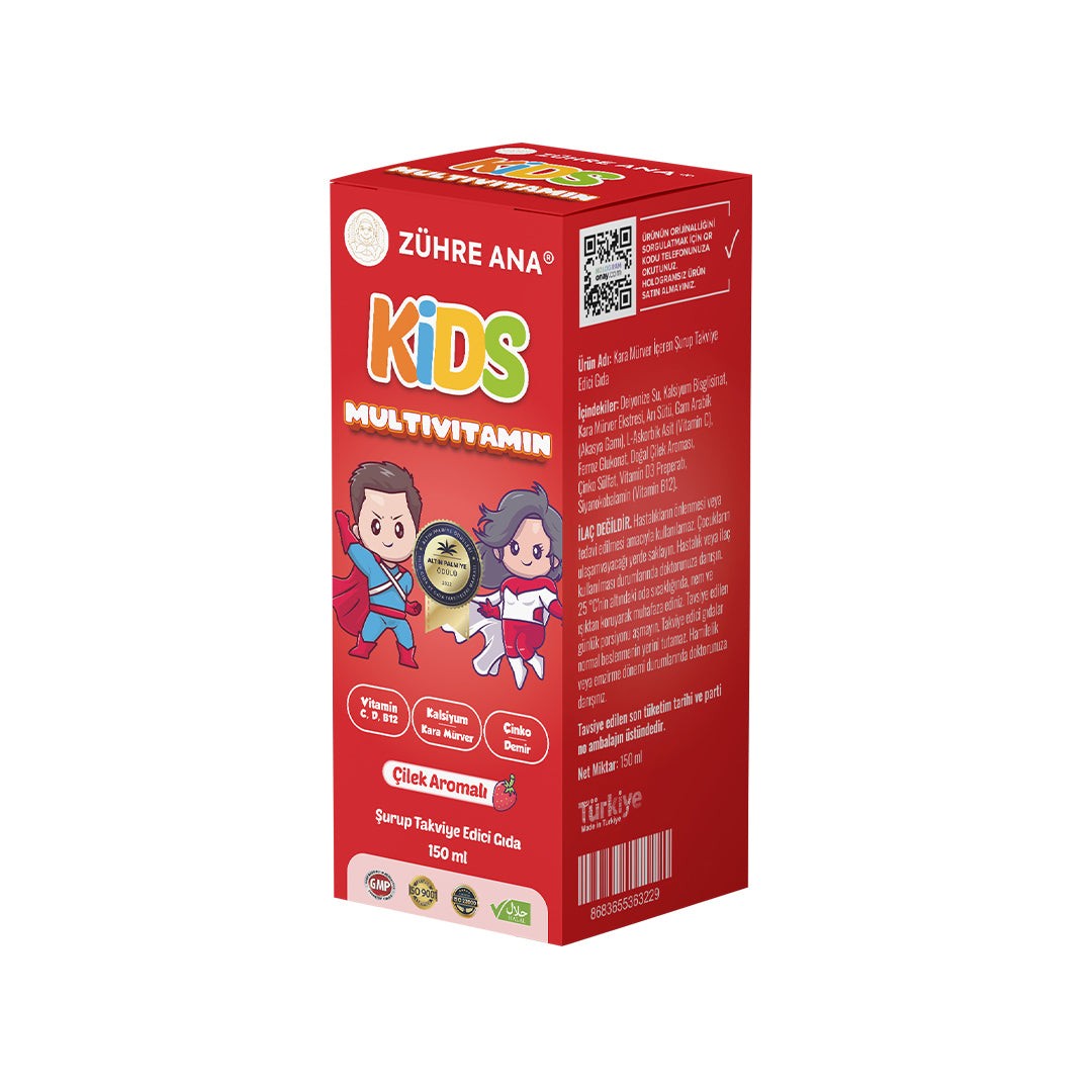 Zühre Ana Kids Multivitamine Aardbeiensiroop