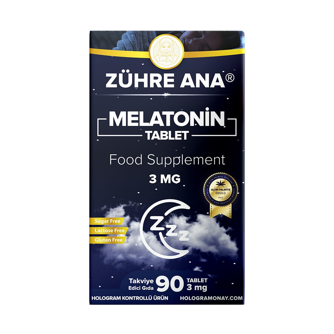 Zühre Ana Melatonin 3 Mg 90 Tablet