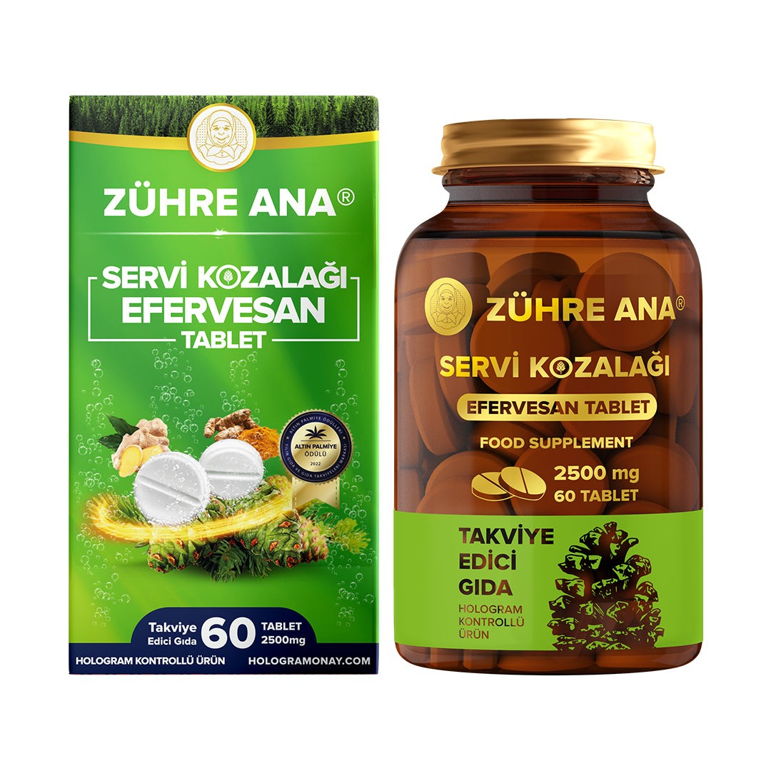 Zühre Ana Cypress Cone Effervescent 60 Tablets