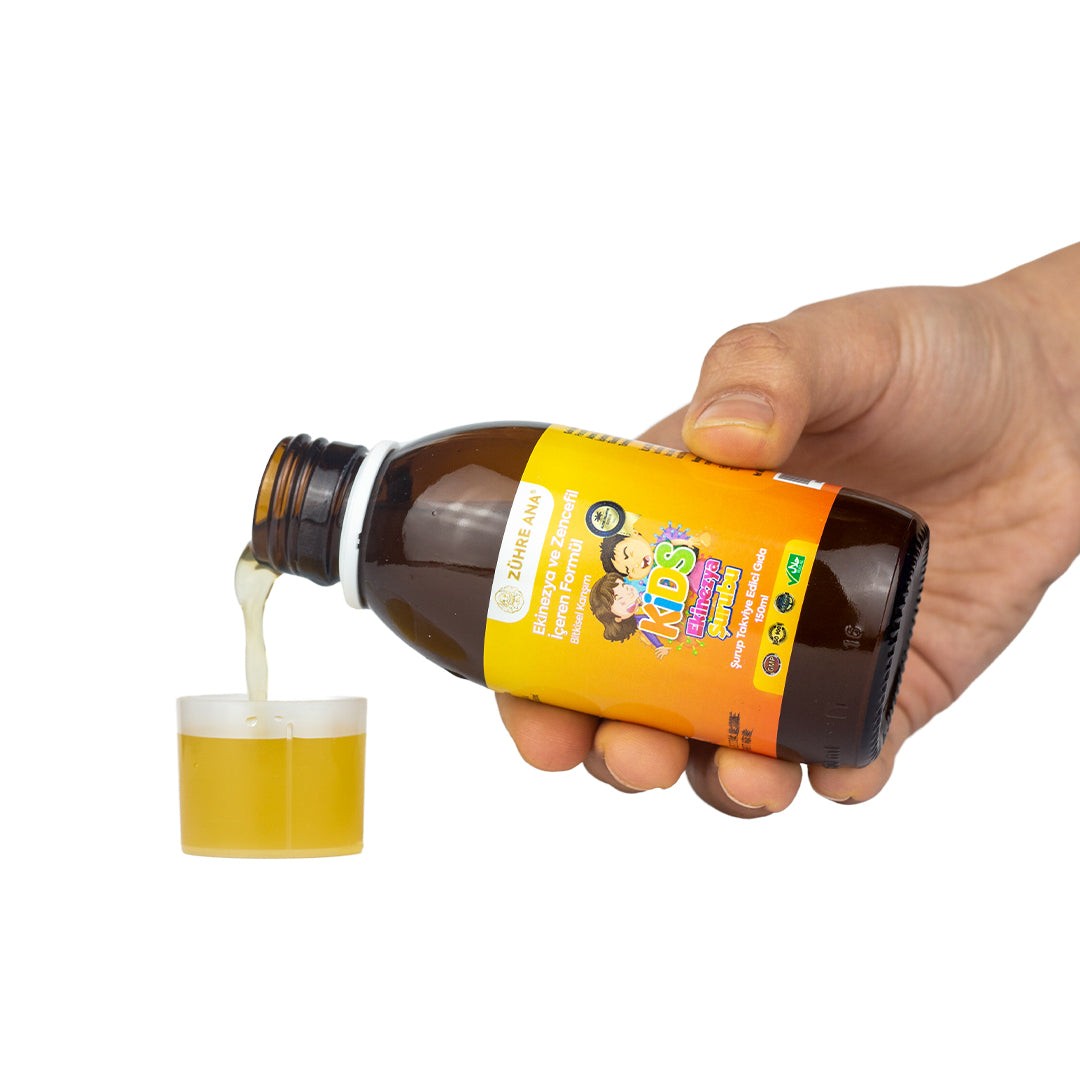 Zühre Ana 4 Stück Kids Echinacea und Ingwer Hustensaft