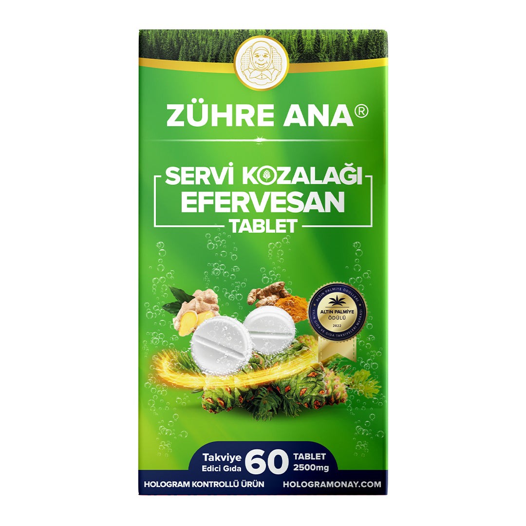 Zühre Ana Cypress Cone Effervescent 60 Tablets