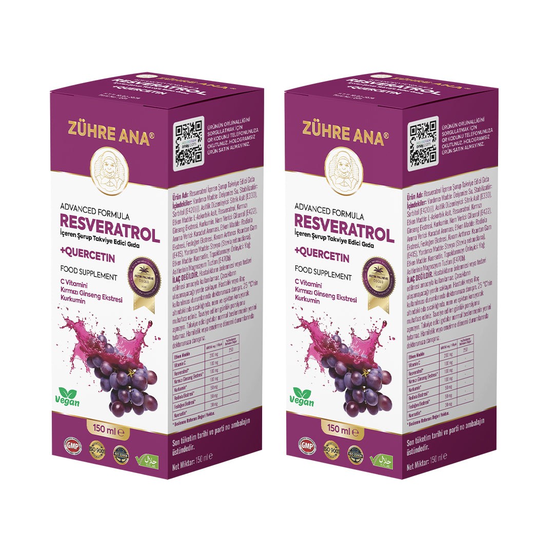 Zühre Ana 2 Pieces Resveratrol Syrup