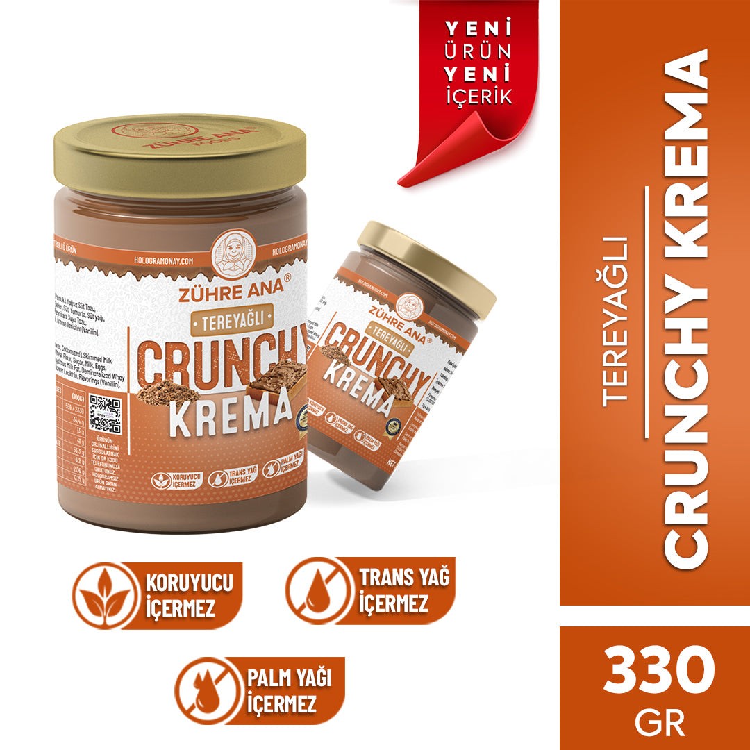 Zühre Ana Tereyağlı Çıtır Krepli Crunchy Çikolatalı Krema