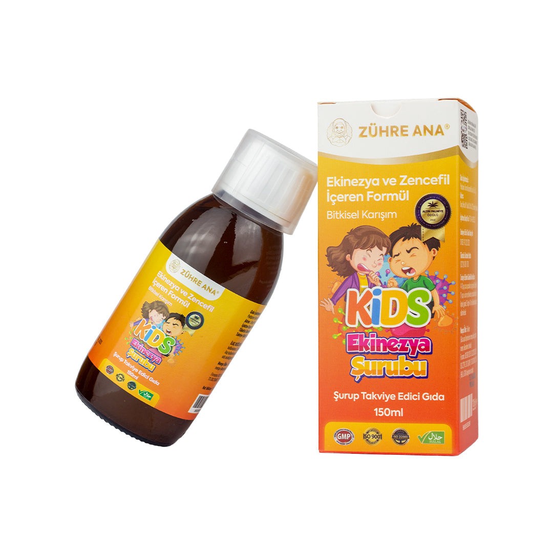 Zühre Ana 4 Stück Kids Echinacea und Ingwer Hustensaft