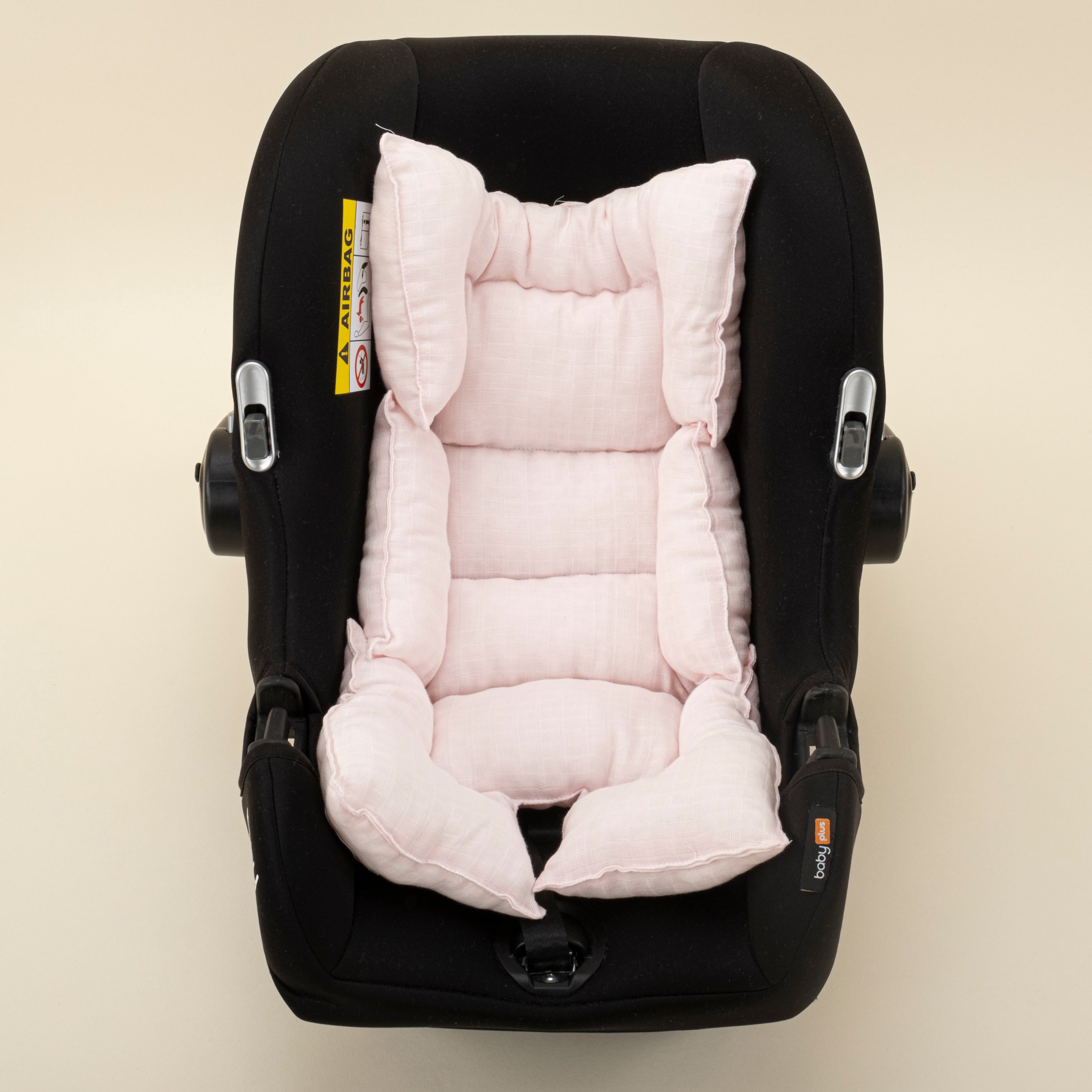 Puset Seti - Tek Taraflı - Bebe Pembe Müslin