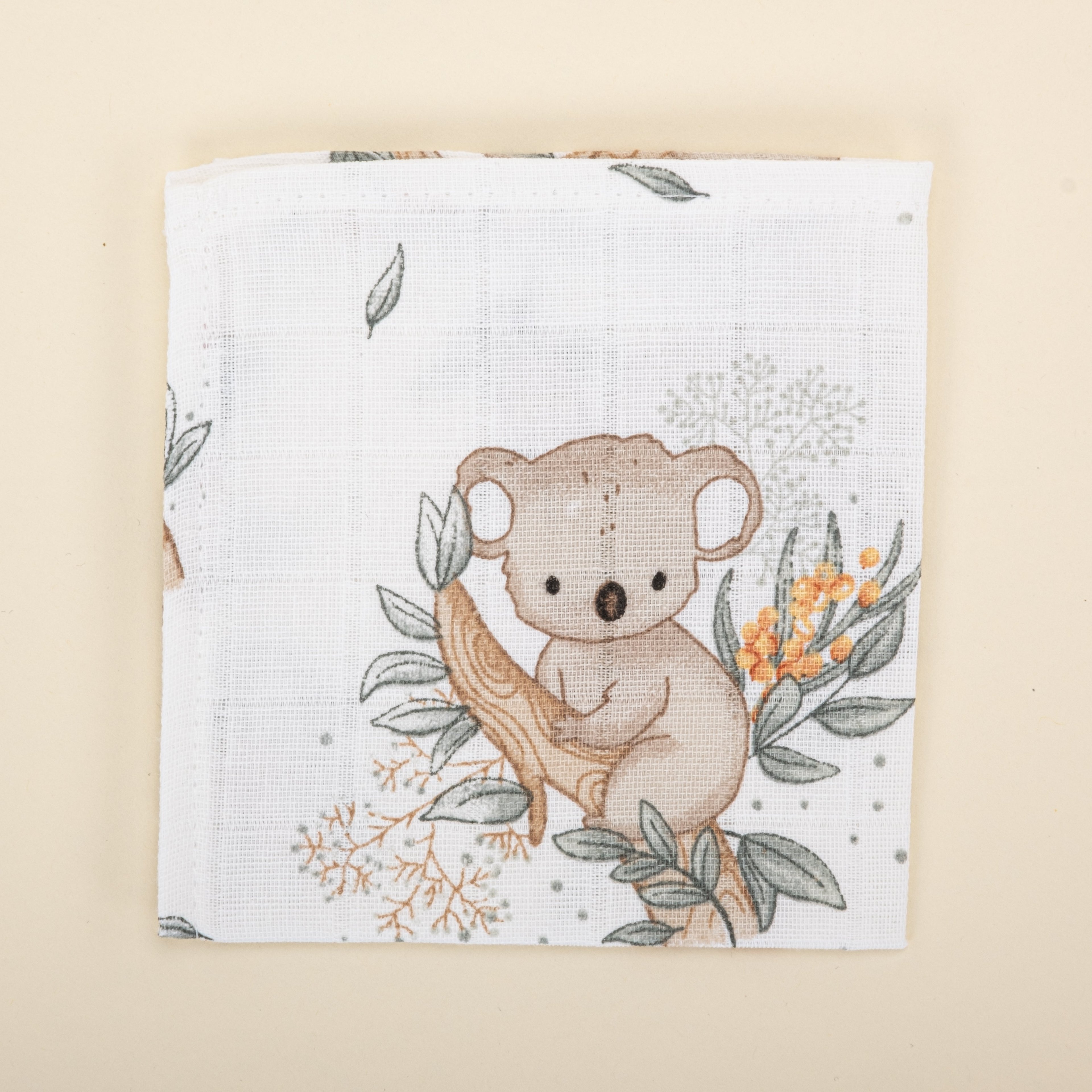 Önlük ve Mendil Seti - Tek Taraflı - Koala