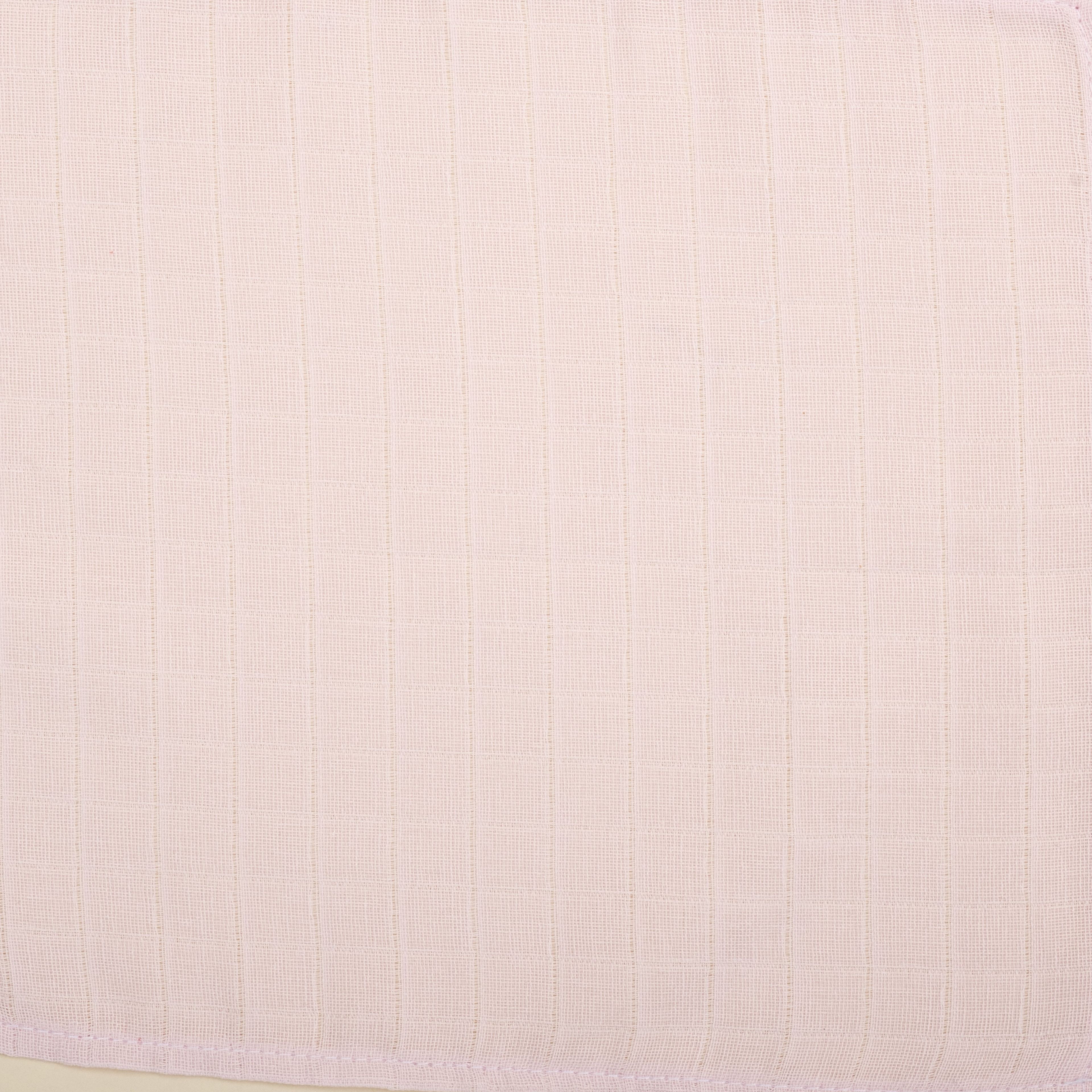 10'lu Ağız Mendili Seti - Pembe Muslin - Pembe Ay