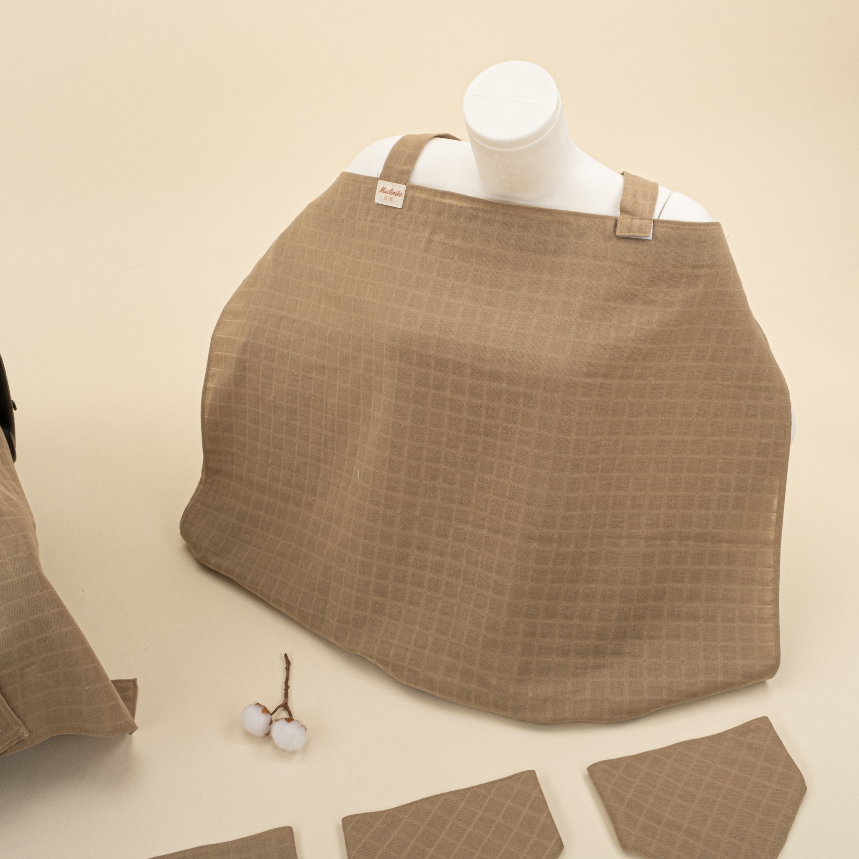 9 Parça Avantajlı Set - Tek Taraflı - Toprak Muslin