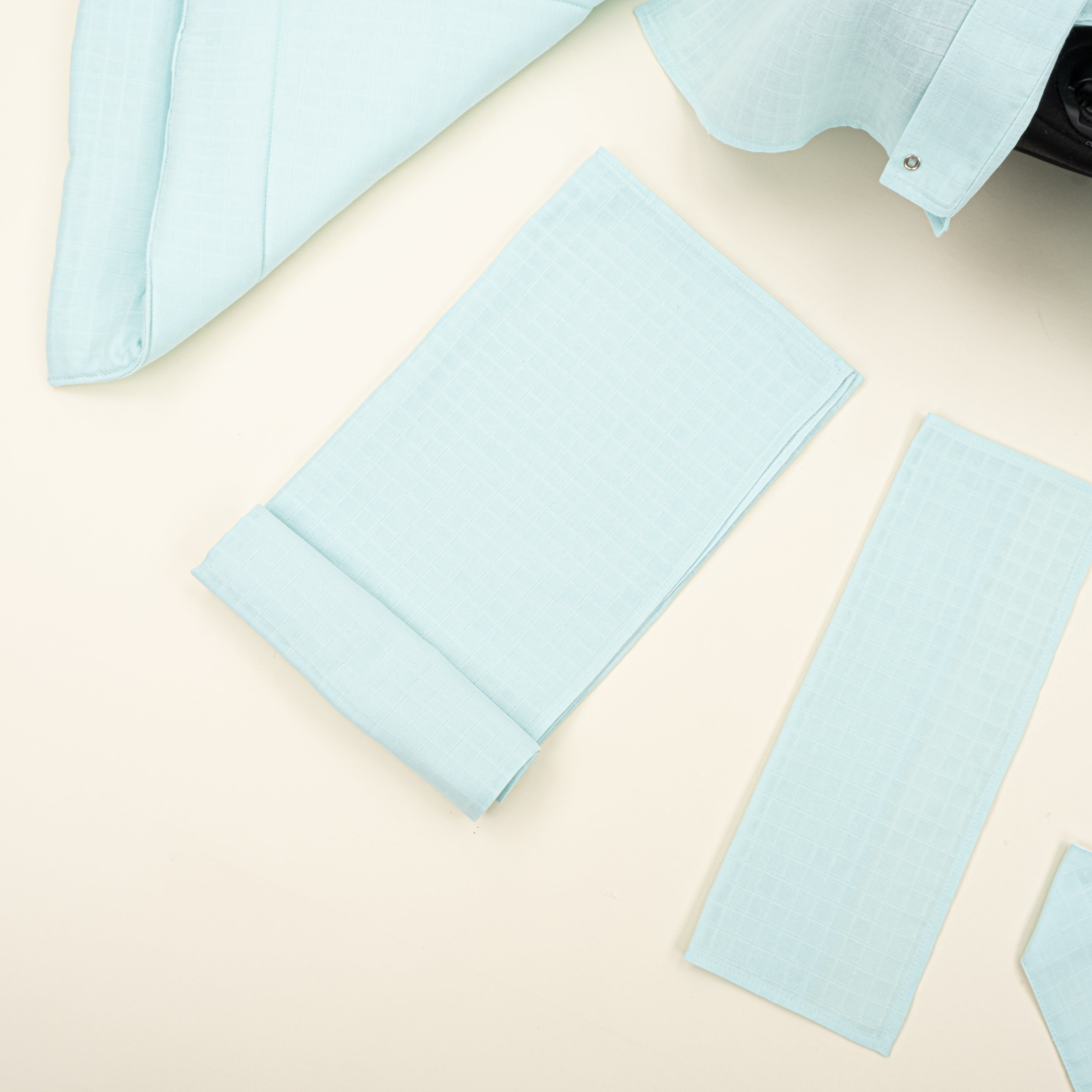 11 Parça Avantajlı Set - Tek Taraflı - Su Yeşili Muslin
