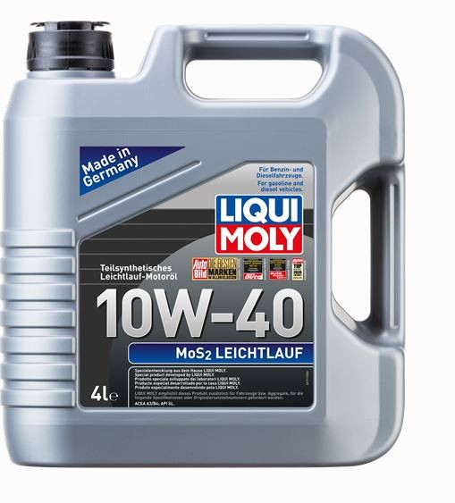 LIQUI MOLY 10W40 Motor Yağı Kısmi Sentetik MoS2'li LEICHTLAUF 4 Litre