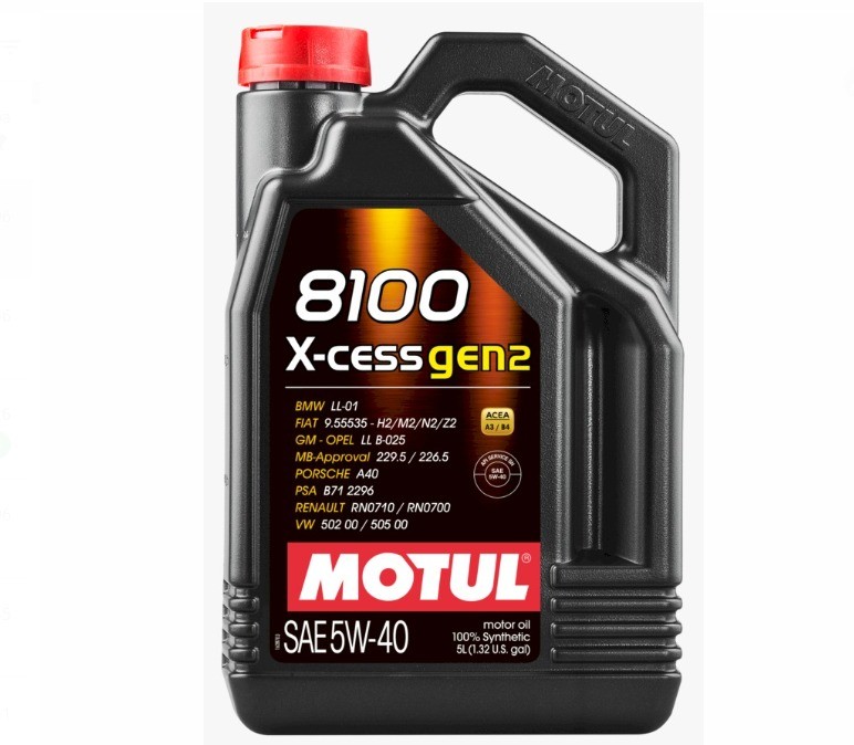 MOTUL 8100 X-CESS GEN2 5W-40 5 LİTRE