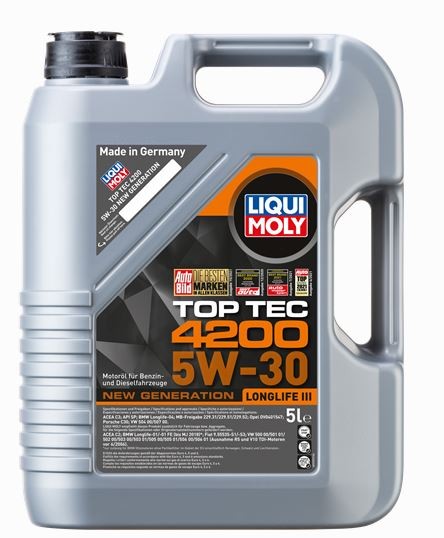 LIQUI MOLY 5W30 Motor Yağı Tam Sentetik TOP TEC 4200 5 Litre