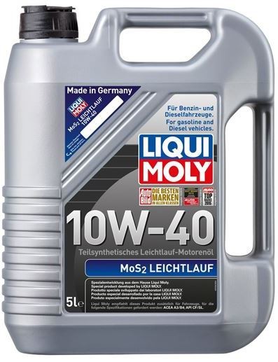 LIQUI MOLY 10W40 Motor Yağı Kısmi Sentetik MoS2'li LEICHTLAUF 5 Litre