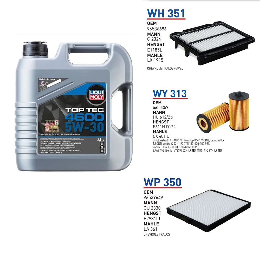 CHEVROLET AVEO 1.4 BAKIM SETİ 