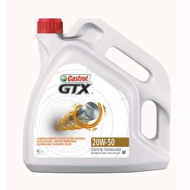 CASTROL GTX 20W-50 4 LİTRE 