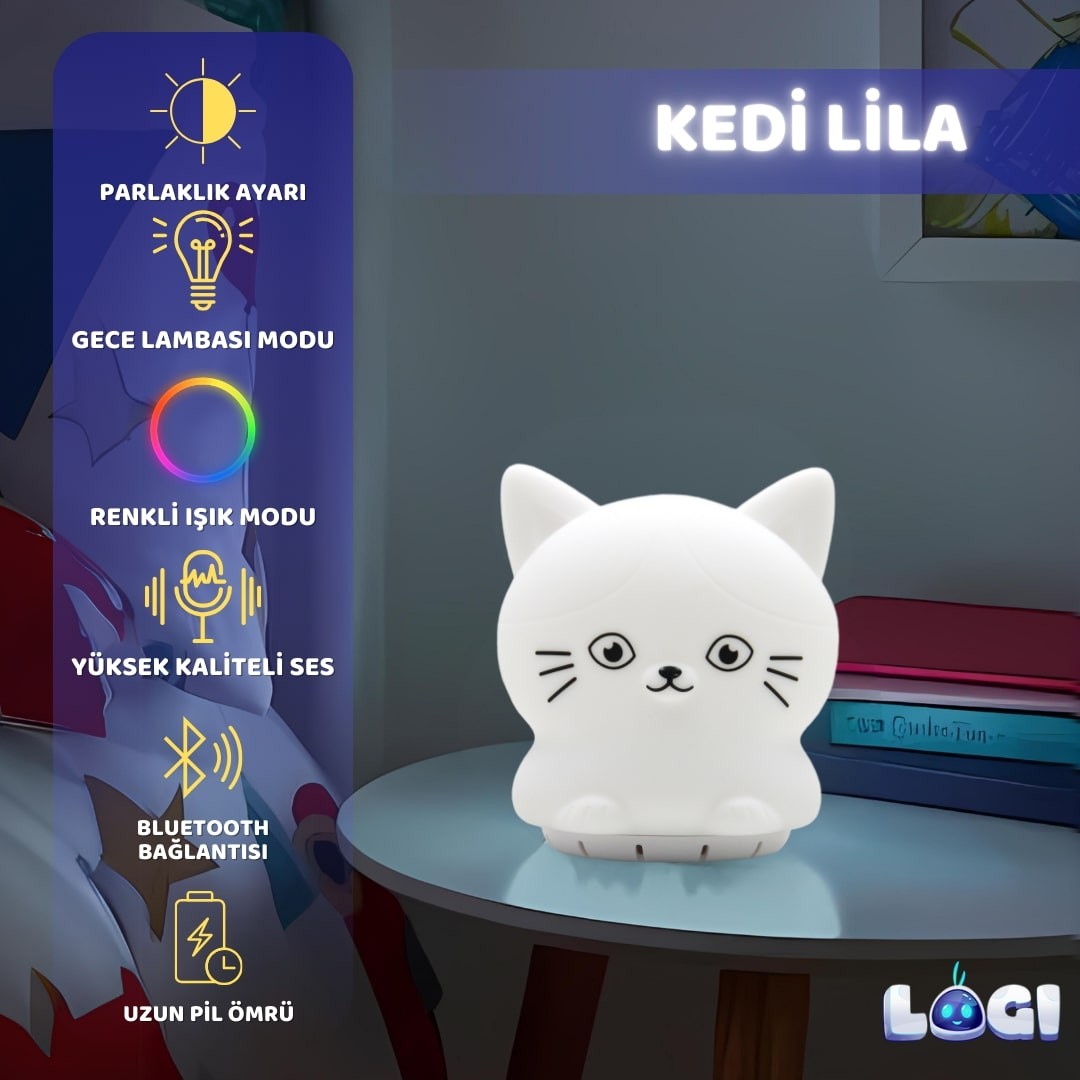 Kedi Lila - Logi