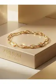 Damla Motifli Zirkon Kadın VIP Bileklik Zarif Tasarım