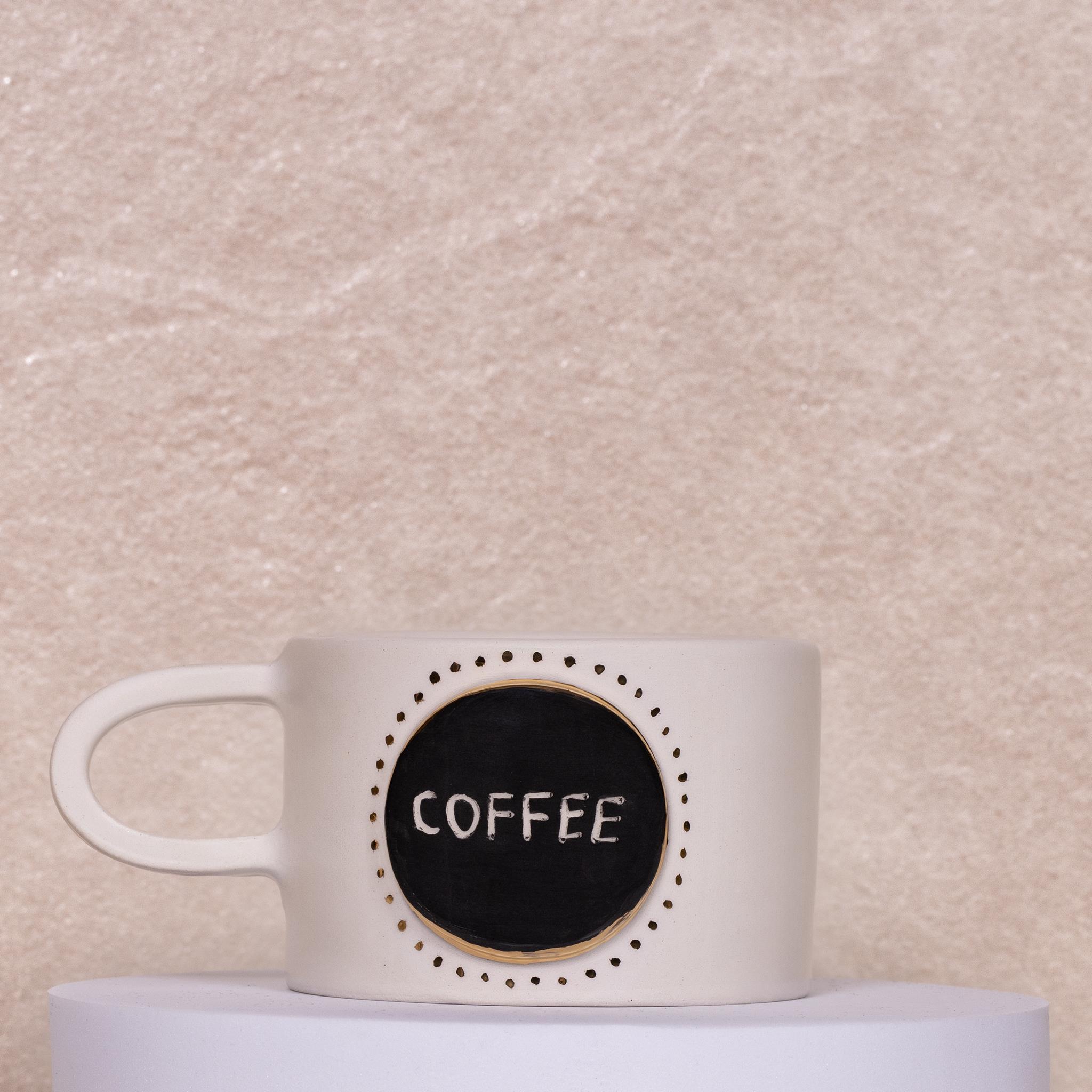Coffee Kupa Mug - Seramik - El Yapımı