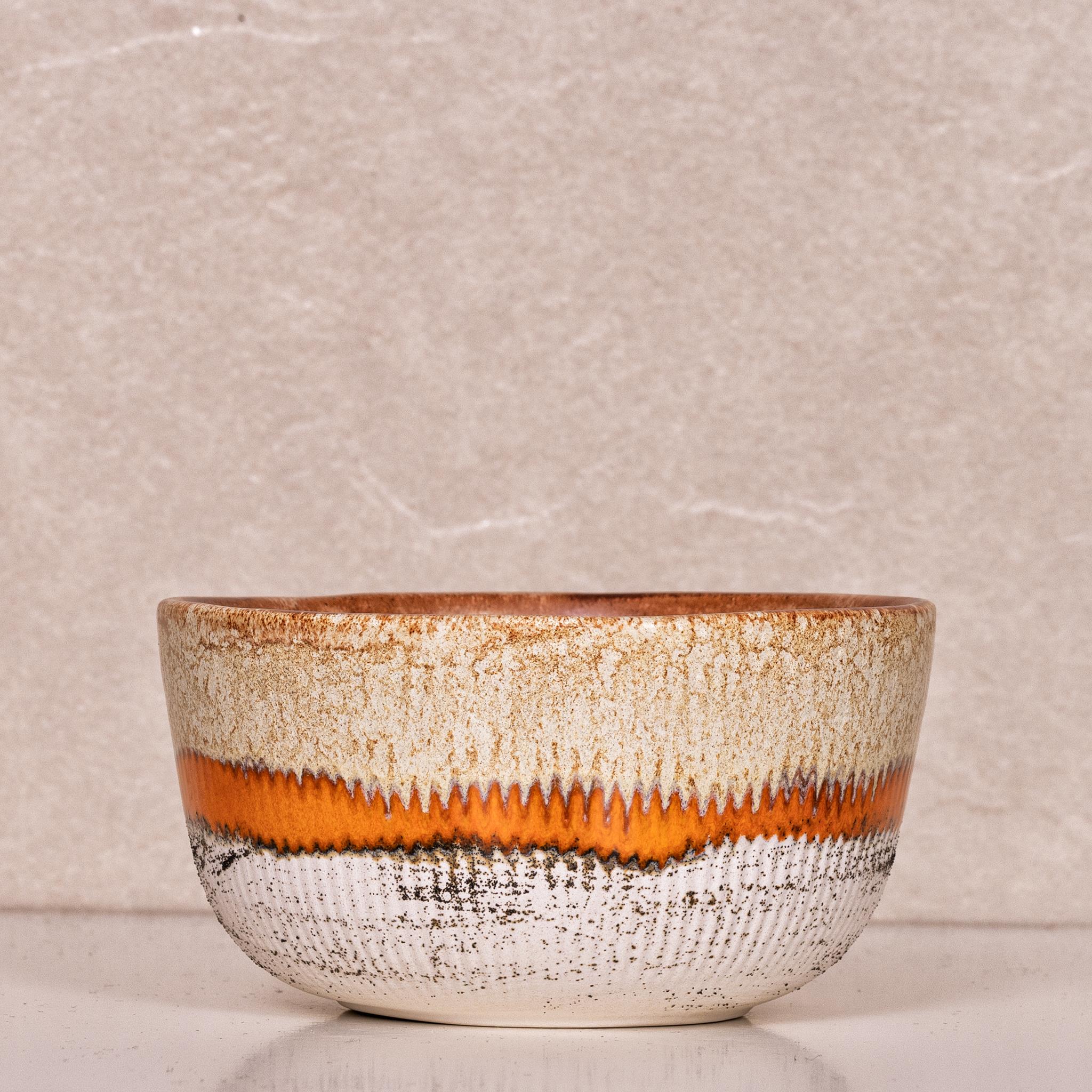 Turuncu Soft Kase 12x6cm - Seramik - El Yapımı