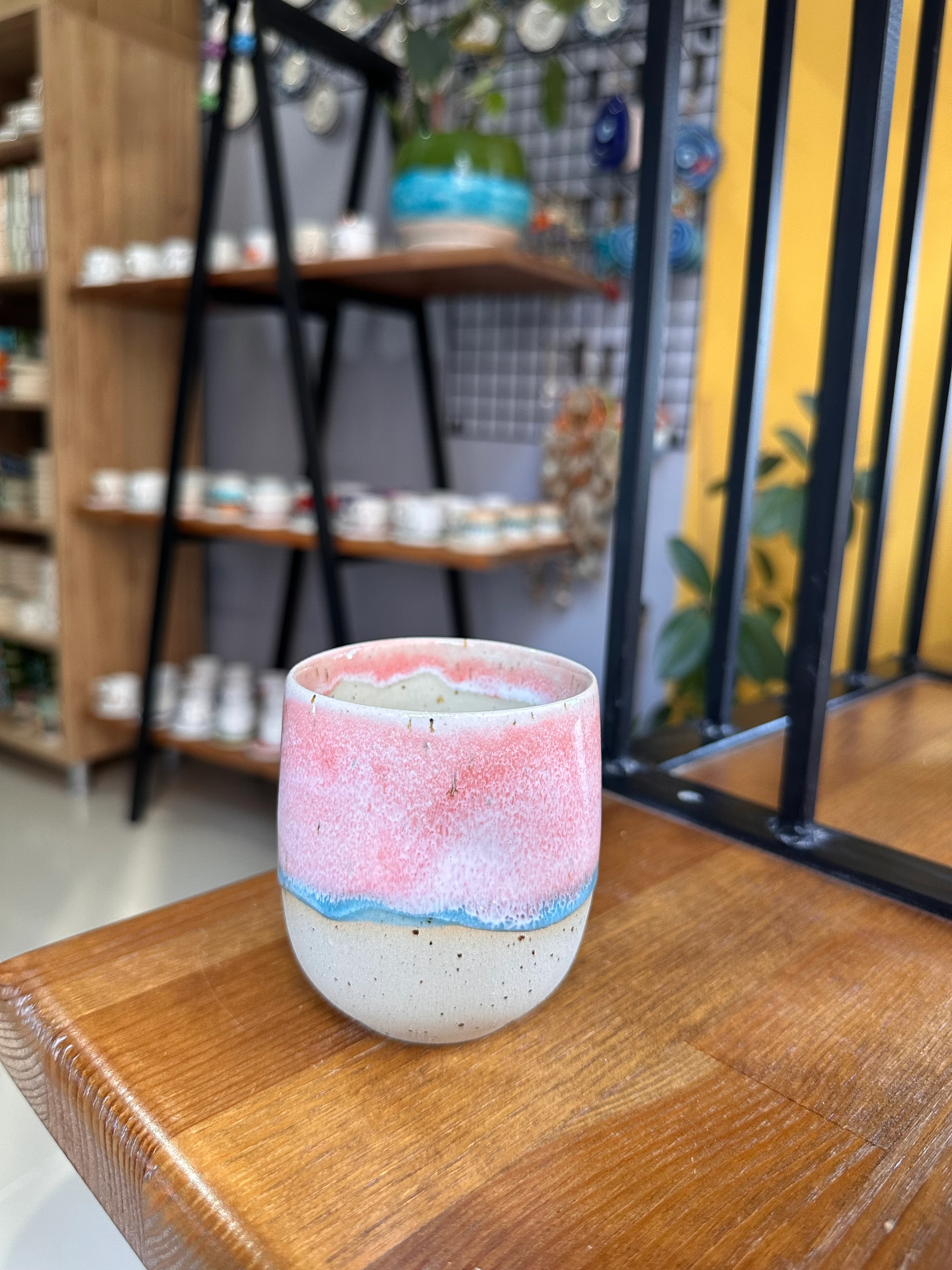 Stoneware parmak izi mug