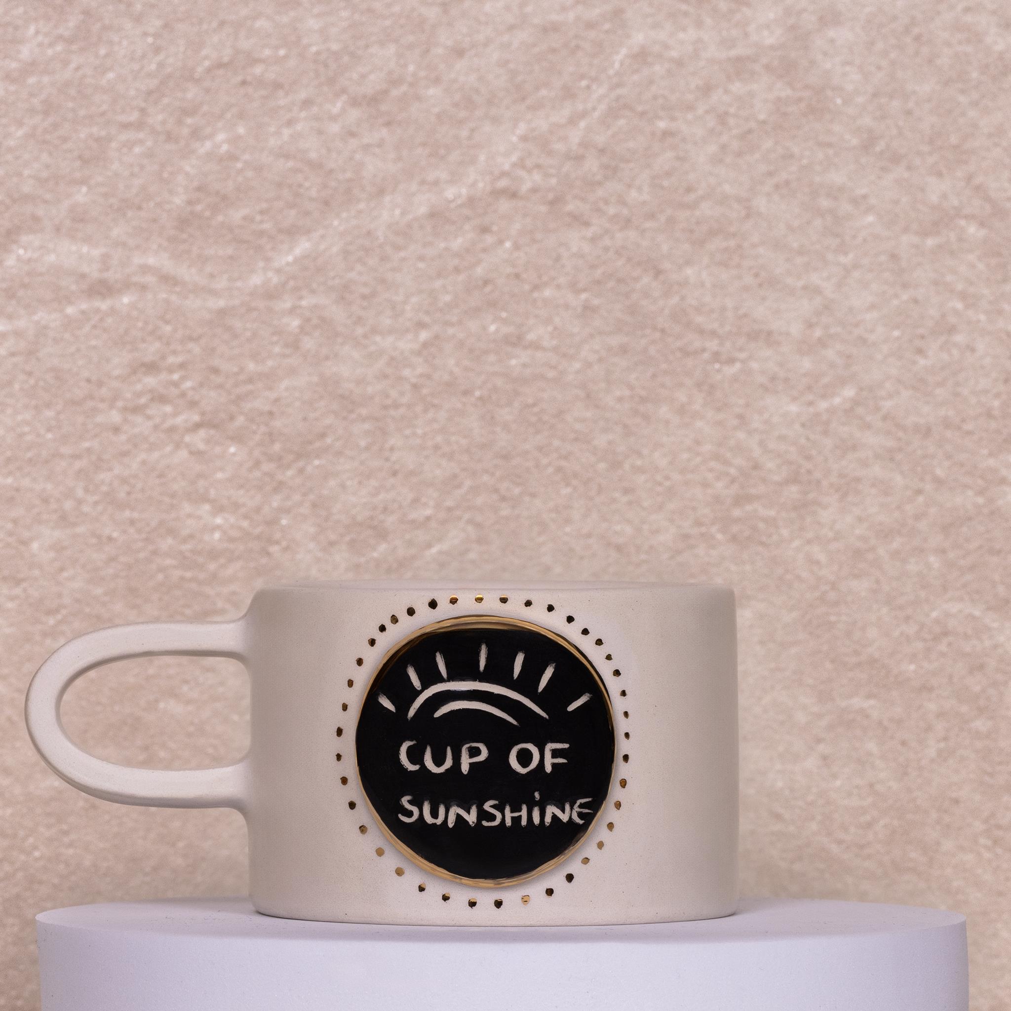Cup Of Sunshine Kupa Mug - Seramik - El Yapımı