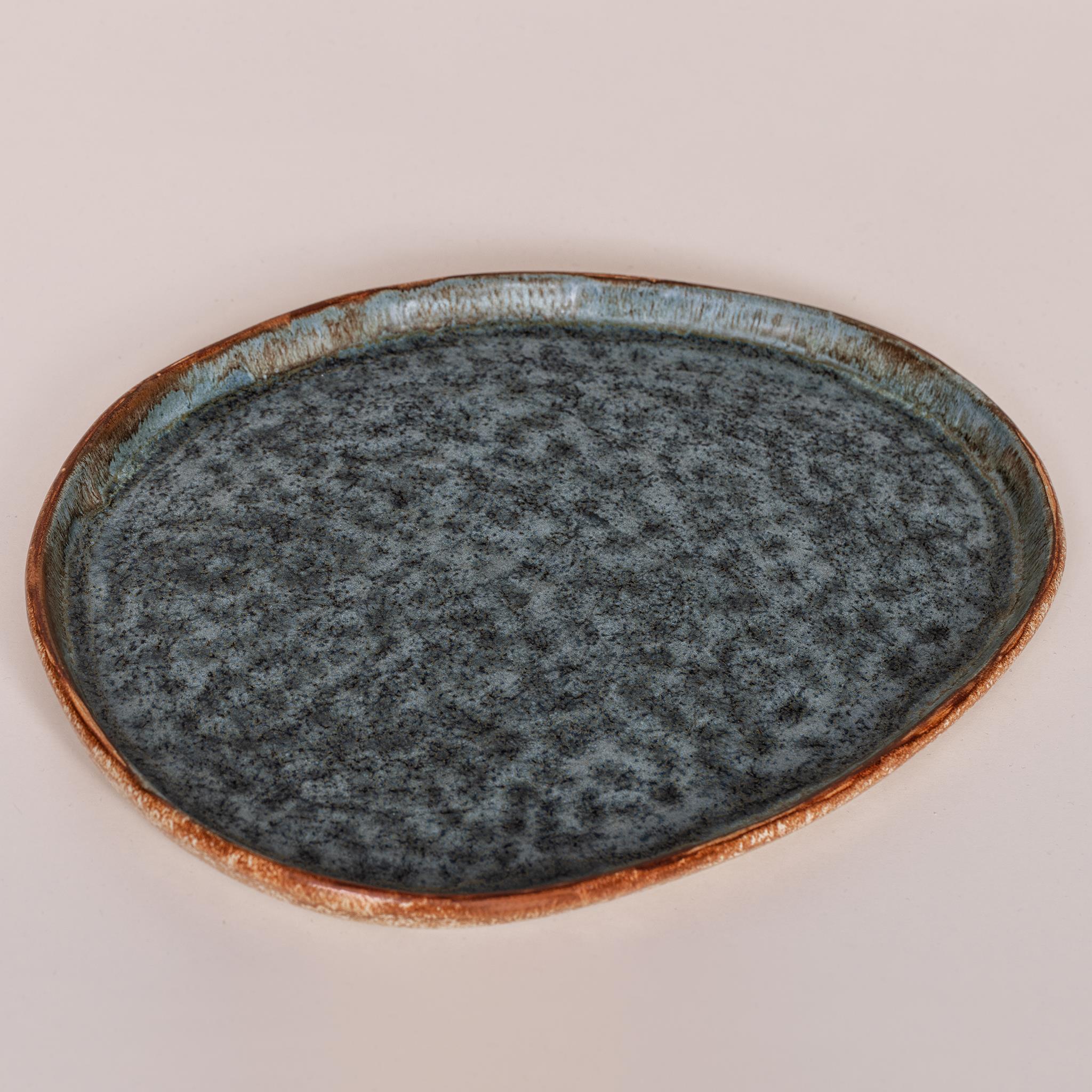 Sunum Tabağı Asimetrik 30cm - Seramik - El Yapımı