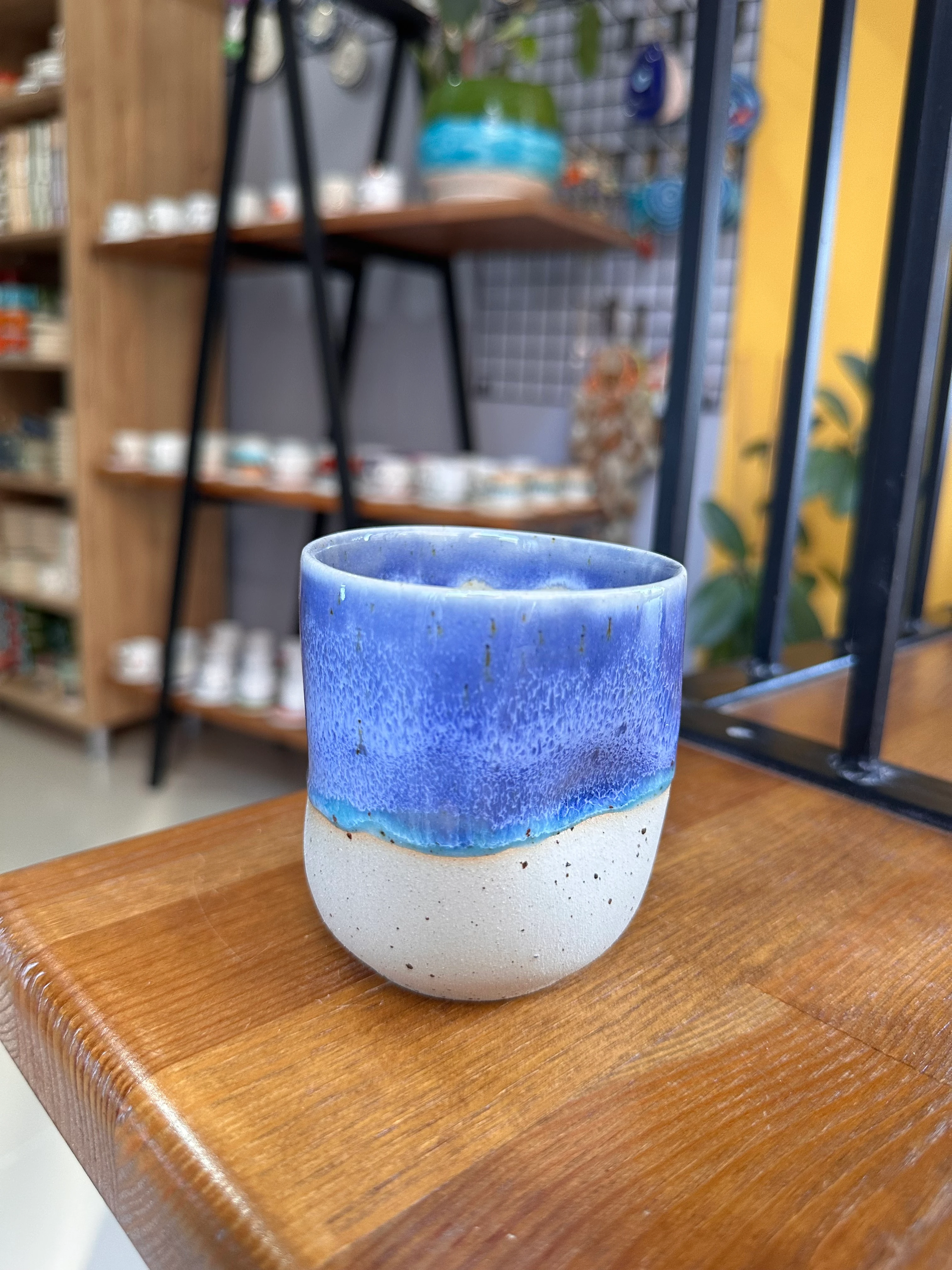 Stoeware parmak izi mug 