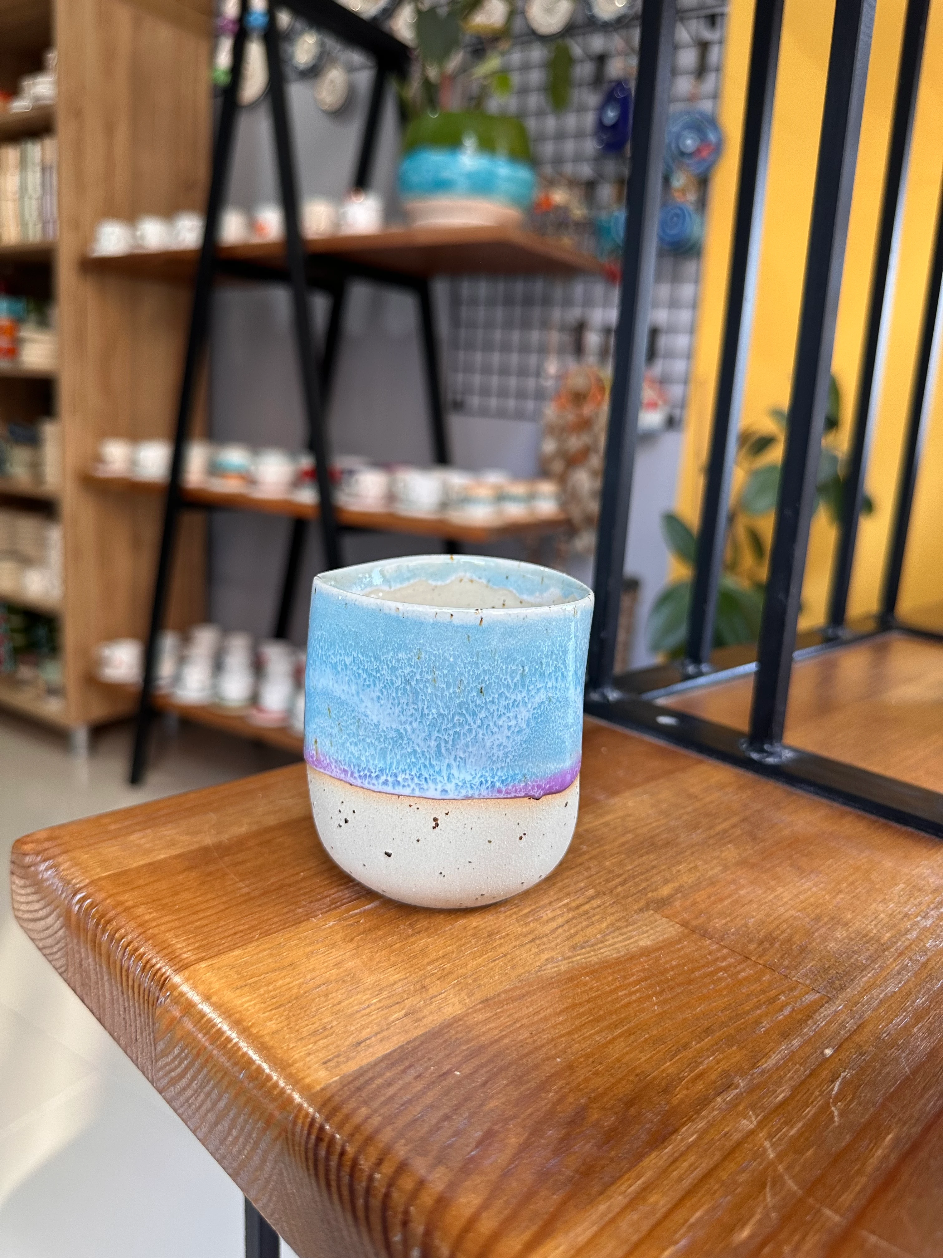 Stoneware parmak izi mug 