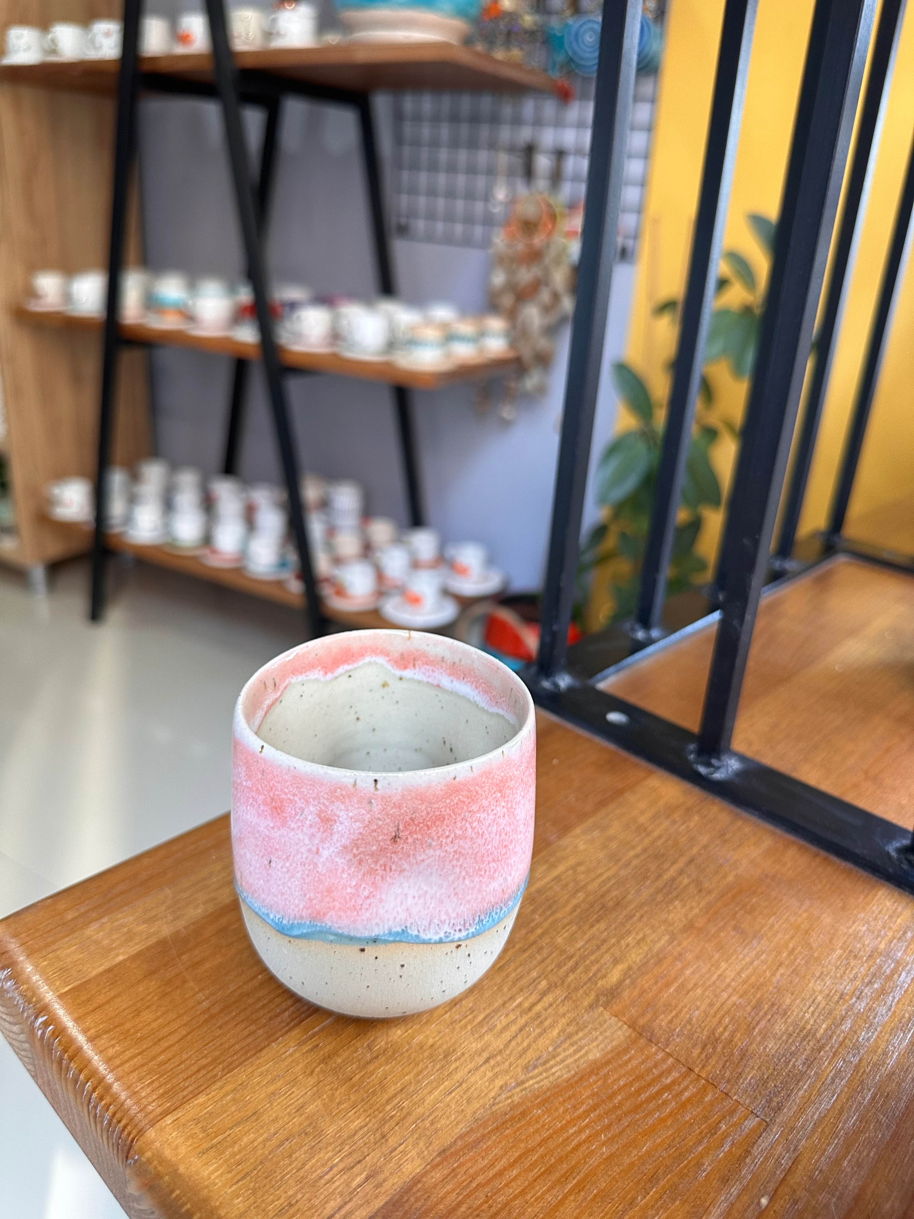 Stoneware parmak izi mug