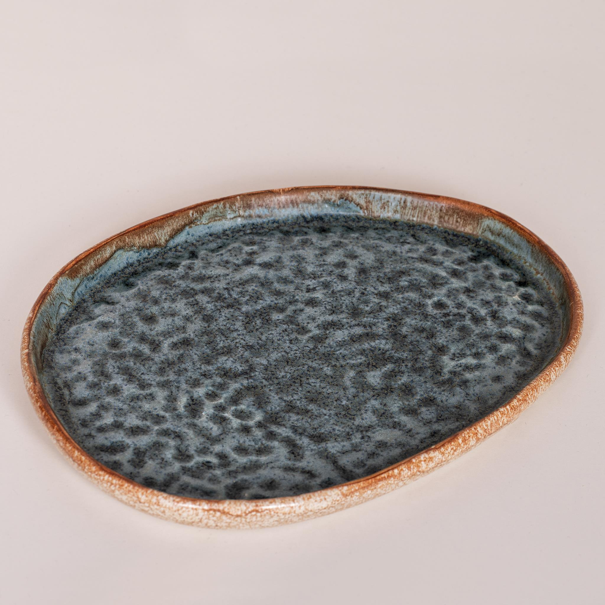 Sunum Tabağı Asimetrik 27cm - Seramik - El Yapımı