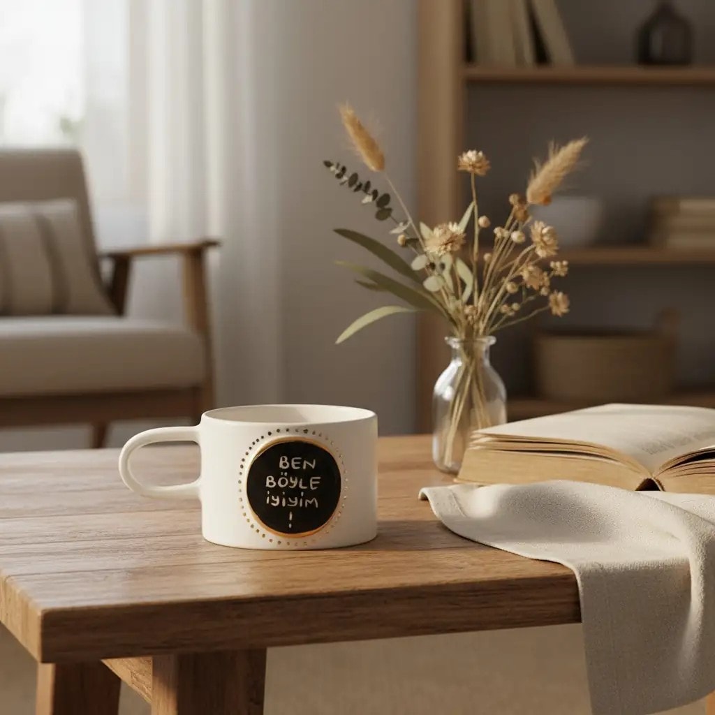 Ben Böyle İyiyim Kupa Mug - Seramik - El Yapımı